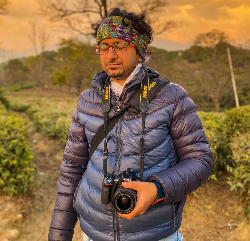 Aman Arora in Tea Garden, Dharamshala