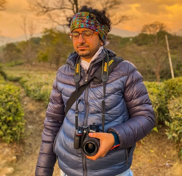 Aman Arora in Tea Garden, Dharamshala